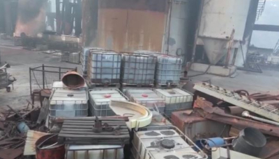 Φωτιά στα Μέγαρα: Καταστράφηκε ολοσχερώς εργοστάσιο με διαλύτες