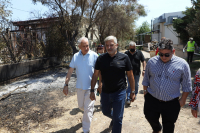 Η περιφέρεια Αττικής ενημερώθηκε για του κινδύνους στις περιοχές που επλήγησαν από φωτιές