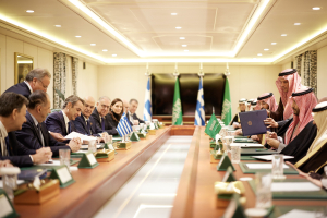 Μητσοτάκης: Ελλάδα και Σαουδική Αραβία έχουν το ίδιο όραμα για την ασφάλεια και την ειρήνη