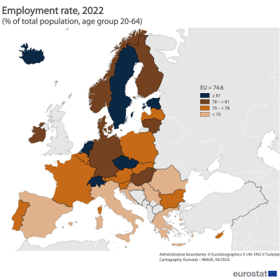 Eurostat: Στον «πάτο» της Ευρώπης η Ελλάδα στα ποσοστά απασχόλησης εργατικού δυναμικού