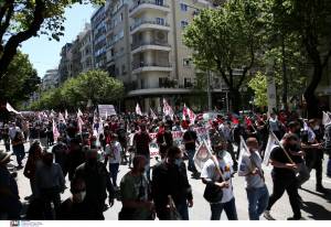 Ξεχωριστές συγκεντρώσεις και πορείες στη Θεσσαλονίκη για την εργατική Πρωτομαγιά