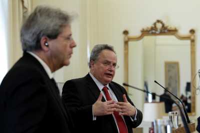 Κοτζιάς-Τζεντιλόνι: Σε νέα τροχιά μπαίνουν οι σχέσεις Ελλάδας-Ιταλίας