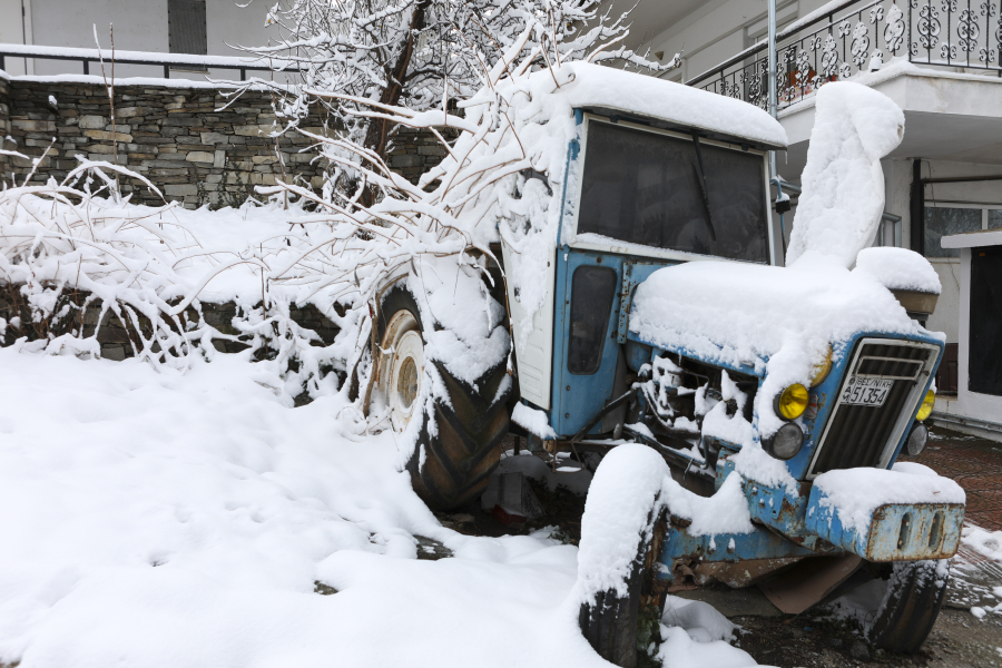 Σε επιφυλακή η Πολιτική Προστασία για τα χιόνια στην Κεντρική Μακεδονία