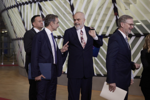 Συνάντηση Έντι Ράμα - Μητσοτάκη στις Βρυξέλλες: «Η υπόθεση Μπελέρη είναι θέμα σεβασμού του κράτους Δικαίου»