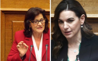 Η Θεανώ Φωτίου έστειλε στο διάολο την Όλγα Κεφαλογιάννη στη Βουλή