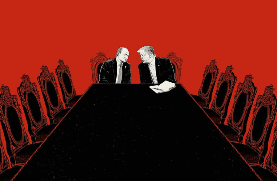 Τραμπ και Πούτιν, μαζί στο τραπέζι: «Ο χειρότερος εφιάλτης της Ευρώπης» - Το εξώφυλλο του Economist