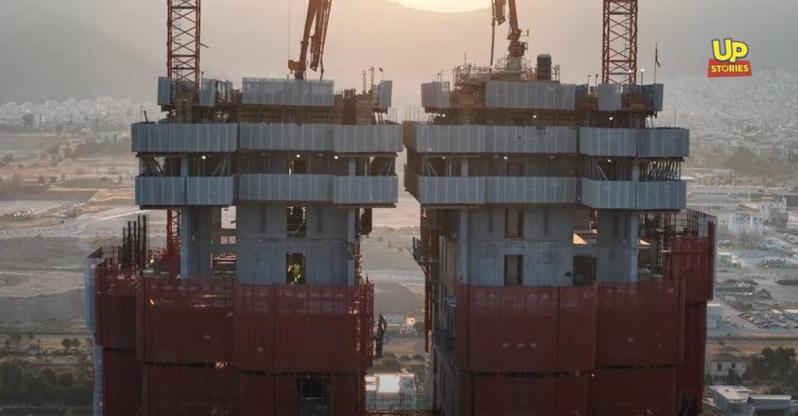 Αυτό είναι το νέο ψηλότερο κτίριο της Αθήνας (video drone)