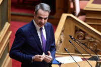 Μητσοτάκης: «Έδειξε» ΔΕΘ για τις αυξήσεις στα σώματα ασφαλείας