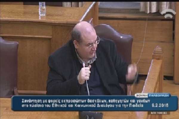 Φίλης: 20.000 προσλήψεις εκπαιδευτικών έως το 2018