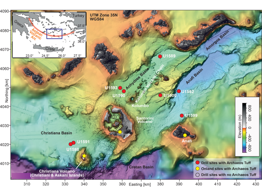 Σαντορίνη: Στο «φως» άγνωστη υποθαλάσσια ηφαιστειακή έκρηξη
