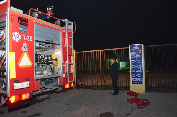 Φωτιά σε βιομηχανία αναψυκτικών στις Σέρρες