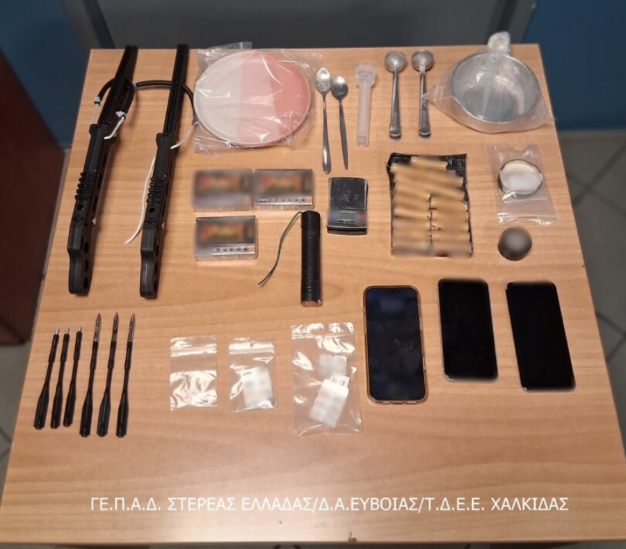 Χαλκίδα: Τρεις συλλήψεις για όπλα, ναρκωτικά και αρχαιότητες