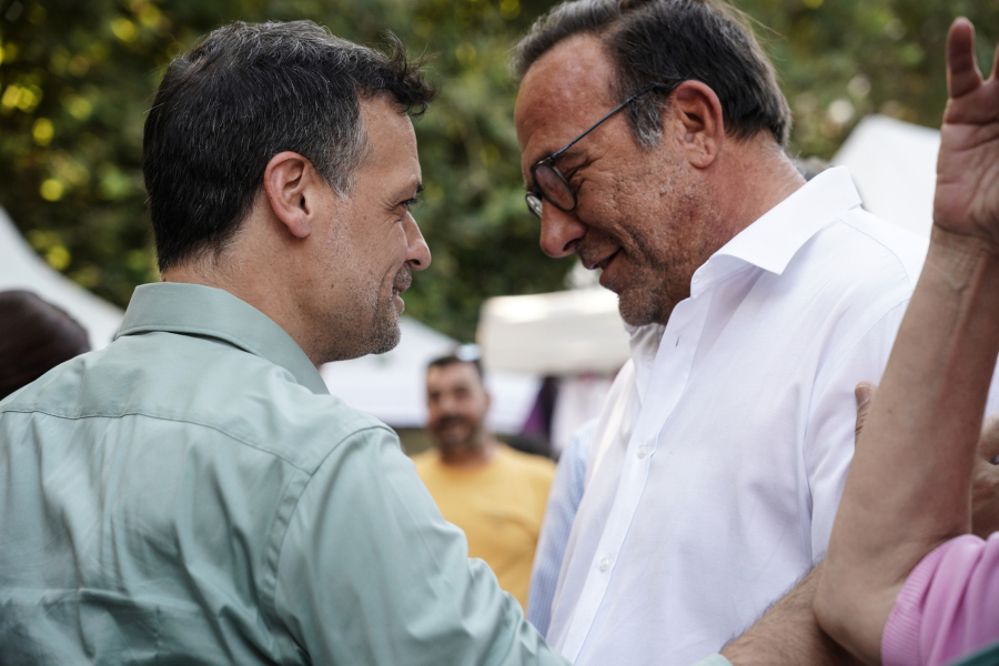 Το «μυστικό δείπνο» Χάρη Δούκα και Πέτρου Κόκκαλη