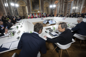 (Φωτ.: EPA / CHIGI PALACE PRESS OFFICE / FILIPPO ATTILI)