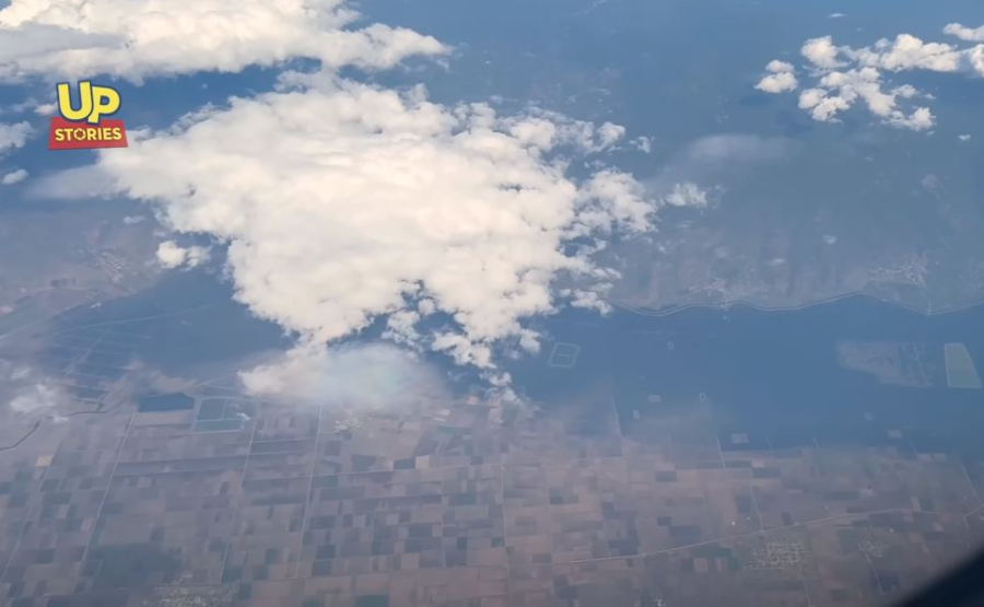 Η φύση... θυμάται, «ζωντάνεψε» η λίμνη Κάρλα - Πώς φαίνεται από τα 35.000 πόδια