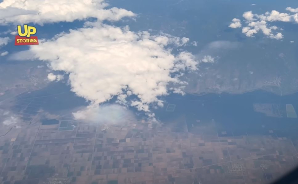 Η φύση... θυμάται, «ζωντάνεψε» η λίμνη Κάρλα - Πώς φαίνεται από τα 35.000 πόδια