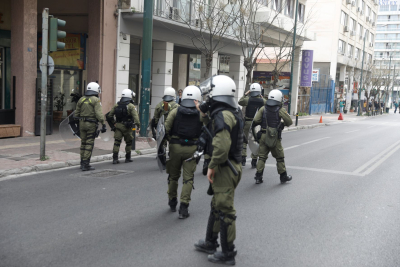Δέκα προσαγωγές και δύο συλλήψεις στο συλλαλητήριο της Αθήνας