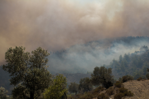 Μάχη για την κατάσβεση της πυρκαγιάς στη Ρόδο- Σε εξέλιξη οι φωτιές σε Κάρυστο, Αίγιο και Υλίκη με συνεχείς αναζωπυρώσεις