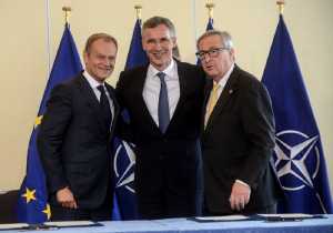Αναβάθμιση συνεργασίας ΕΕ-ΝΑΤΟ με το βλέμμα στραμμένο στη Μόσχα