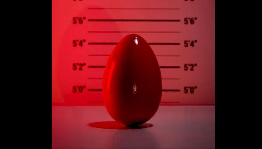 Το σεσημασμένo... αβγό που έπεσε στα χέρια της Αστυνομίας (βίντεο)