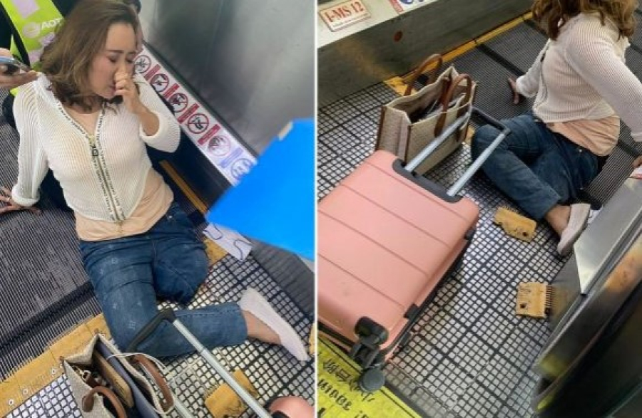 Γυναίκα κινδυνεύει με ακρωτηριασμό, πιάστηκε το πόδι της σε κυλιόμενο διάδρομο αεροδρομίου