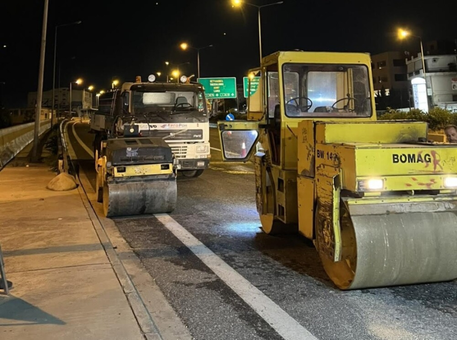 «Πέφτει» νέα άσφαλτος στον Κηφισό, για ένα μήνα οι εργασίες ασφαλτόστρωσης