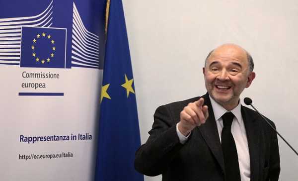 Μοσκοβισί: «Προς το συμφέρον όλης της ευρωζώνης το σχέδιο της ΕKT» EPA/RICCARDO ANTIMIANI