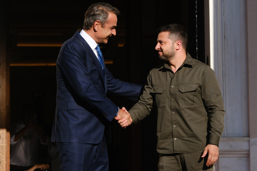 Τηλεφωνική επικοινωνία Μητσοτάκη - Ζελένσκι