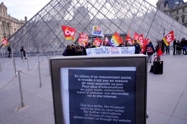 Κλειστό το μουσείο του Λούβρου λόγω απεργίας του προσωπικού