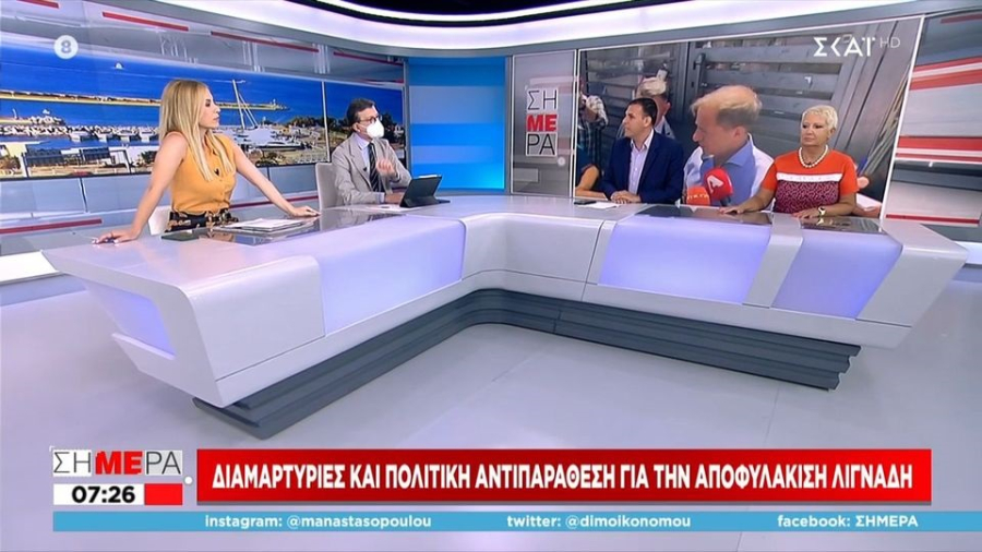 Πορτοσάλτε και Καραμέρος «αρπάχτηκαν» στον τηλεοπτικό αέρα, «ποιος ασχολήθηκε μαζί σου» (βίντεο)