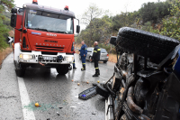 Θεσσαλονίκη: Τροχαίο με μια γυναίκα τραυματία στην Περιφερειακή Οδό