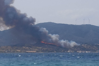 Ναύπακτος: Μεγάλη φωτιά τώρα στον Πλατανίτη, ήχησε 112