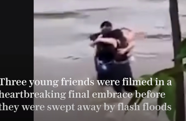 Η τελευταία αγκαλιά πριν τον θάνατο: Τους παρέσυραν τα ορμητικά νερά και πνίγηκαν