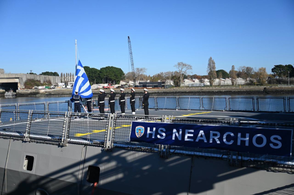 Κυριάκος Μητσοτάκης για φρεγάτα «Νέαρχος»: Καλοτάξιδος, στις πάντα ελεύθερες και γαλανές θάλασσές μας
