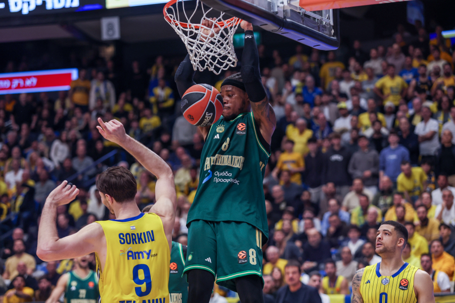 Euroleague: Δεν τα κατάφερε ο Παναθηναϊκός στο Τελ Αβίβ (75-71)