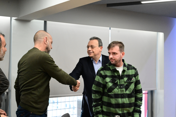 Συνάντηση Φάμελλου με τα σωματεία εργαζομένων της Hellenic Train