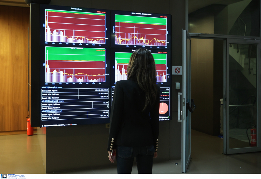 Χρηματιστήριο: Οριακά πάνω από τις 890 μονάδες ο Γενικός Δείκτης, στο 3,65% η εβδομαδιαία άνοδος