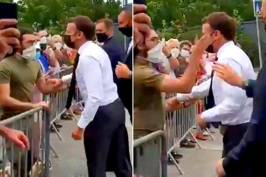 Ανάστατη η Γαλλία από το χαστούκι στον Μακρόν, «επίθεση στη δημοκρατία» (βίντεο)