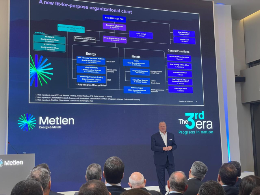 Metlen: Νέος CEO θα αναλάβει ο Χρήστος Γαβαλάς - Εκτελεστικός Πρόεδρος ο Ευάγγελος Μυτιληναίος