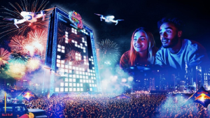 Το απόλυτο gaming show: Tetris® στον αέρα με 2.000 drones