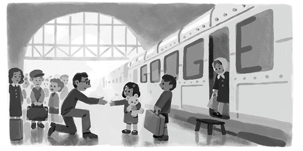 Το νέο doodle με τον Νίκολας Γουίντον - Ο «Βρετανός Σίντλερ» που τιμά σήμερα η Google