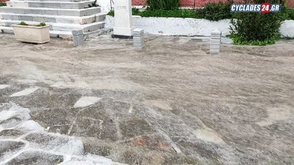 Απίστευτη χαλαζόπτωση στην Πάρο (εικόνες, βίντεο)