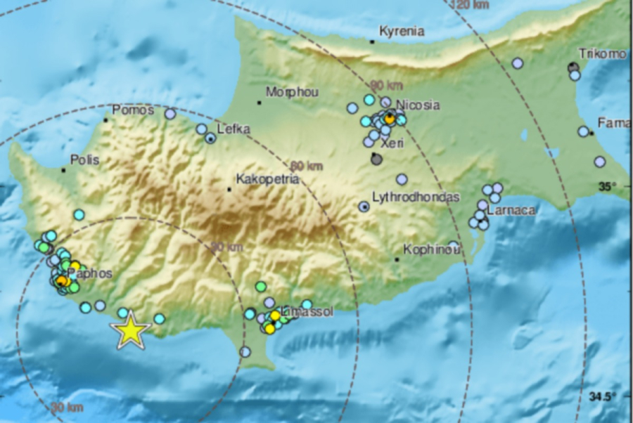 Γεράσιμος Παπαδόπουλος για σεισμούς στην Κύπρο: «Ενεργή περιοχή, έχει δώσει έως 6,6 Ρίχτερ»