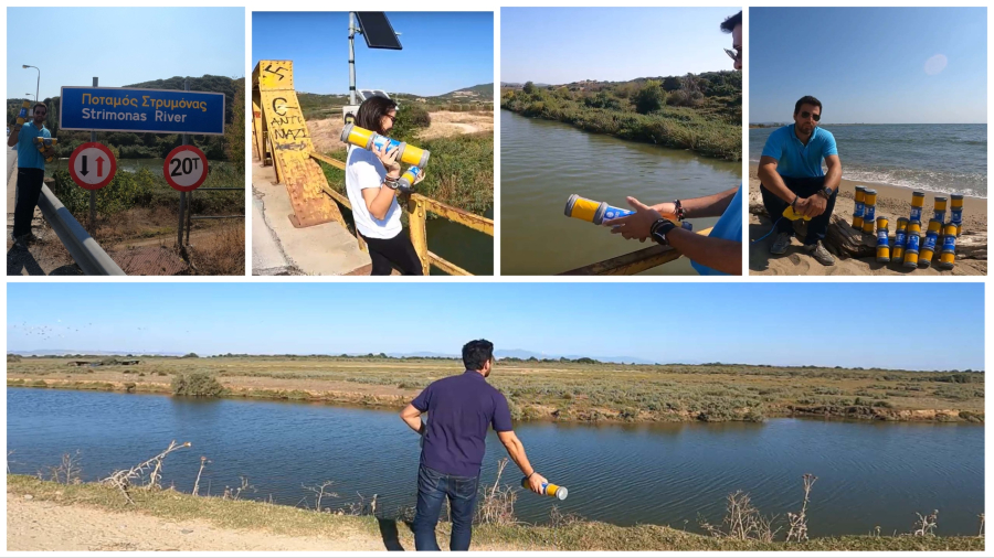 Φωτογραφίες από τις ρίψεις των ειδικών συσκευών