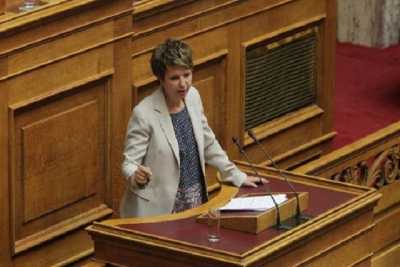 Η Όλγα Γεροβασίλη εκπρόσωπος Τύπου του ΣΥΡΙΖΑ