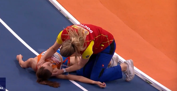 Ευρωπαϊκό κλειστού στίβου: Αθλήτρια έχασε τις αισθήσεις της την ώρα του αγώνα (Βίντεο)