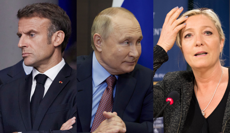 Συμμαχία Πούτιν - Λεπέν προκειμένου να υπονομευθεί η γαλλική στήριξη στην Ουκρανία