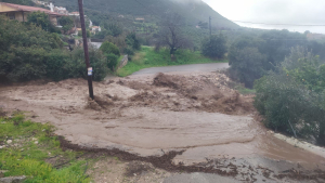 Κακοκαιρία: Μήνυμα του 112 στην Τριφυλία Μεσσηνίας, «περιορίστε τις μετακινήσεις σας»