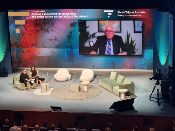 Πολιτικό κάλεσμα Σάντερς από το Ινστιτούτο Τσίπρα: «Ώρα για ένα διεθνές δημοκρατικό κίνημα»