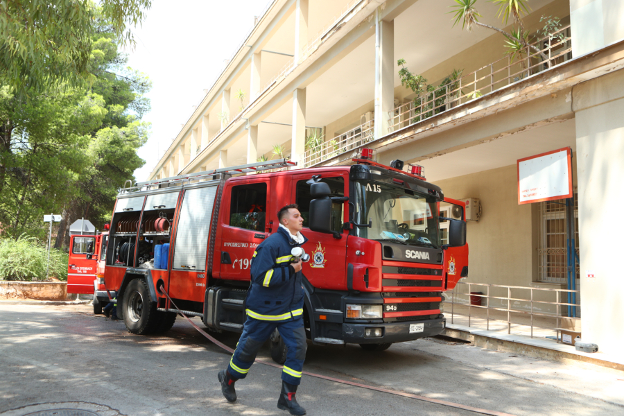 «Σωτηρία»: Η ανακοίνωση για τη φωτιά στο νοσοκομείο